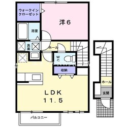 清輝橋駅 徒歩46分 2階の物件間取画像